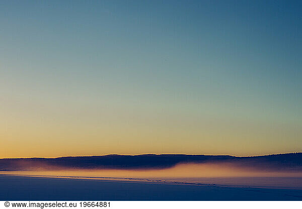 A Northern Morning Winter Fog