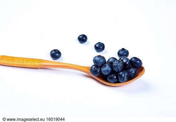 A small amount of blueberry