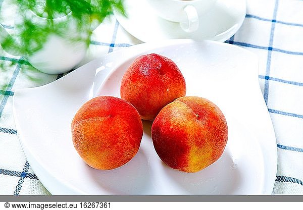 A small amount of delicious peach