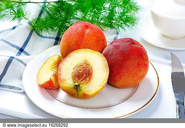 A small amount of delicious peach