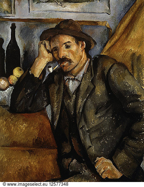 A Smoker  1890-1892. Artist: Paul Cezanne