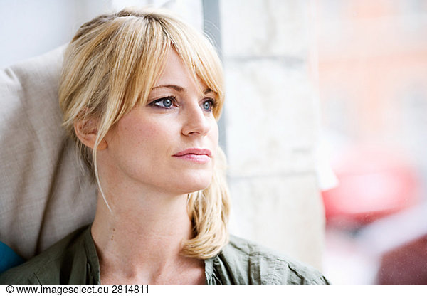 A thoughtful woman Sweden.