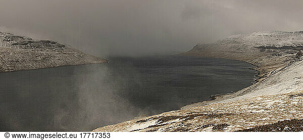 A Wintery Look At A Remote Fjord; Westfjords  Iceland