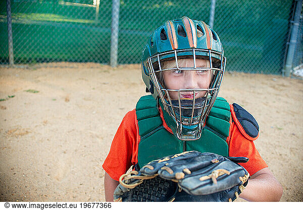 a 10 year old female catcher who is on the team