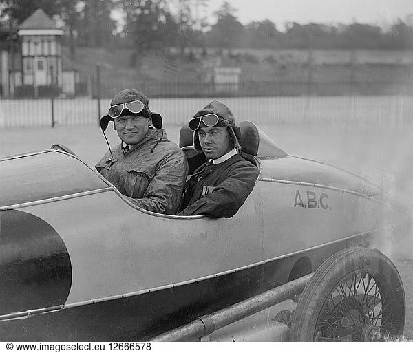 ABC von Eric Gordon England JCC 200-Meilen-Rennen Brooklands 1921. Künstler: Bill Brunell.