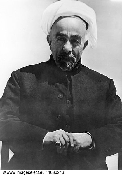 Abdallah I. ibn Hussain  1880 - 20.7.1951  Emir von Transjordanien 1.4.1921 - 25.5.1946  KÃ¶nig von Jordanien 25.5.1946 - 20.7.1951  Halbfigur  1940er Jahre