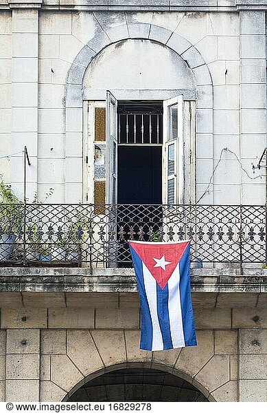 Abgenutzte Gebäude in Havanna.