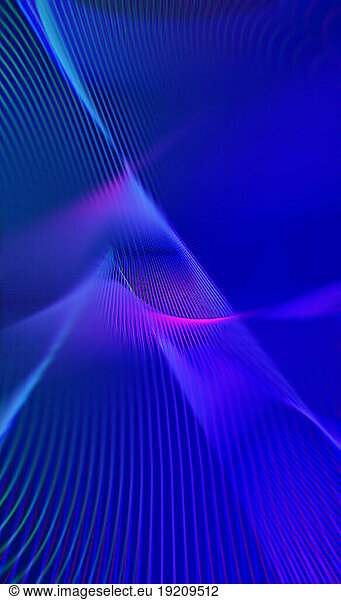 Abstract iridescent blue holographic background
