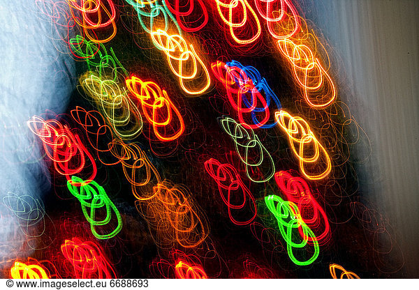 Abstract of Colorful Lights