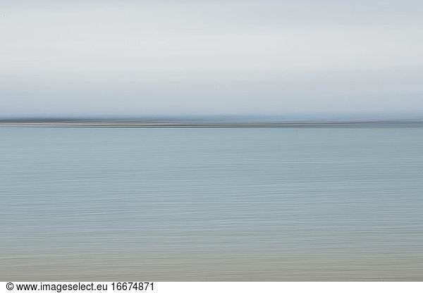 Abstract View of Ocean and Beach
