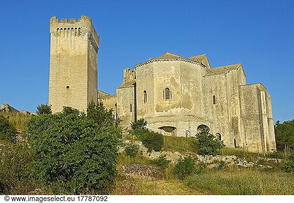 Abtei Montmajour  bei Arles  Bouches-du-Rhone  Provence-Alpes-Cote d'Azur  Frankreich  Europa
