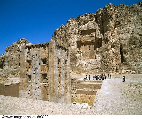 Achaemenian Gräber. Naqsch-e Rostam. Iran