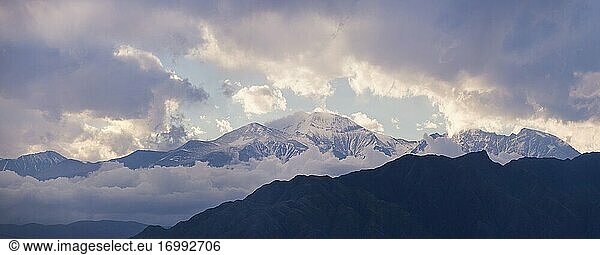 Aconcagua  der höchste Berg Amerikas  Provinz Mendoza  Argentinien