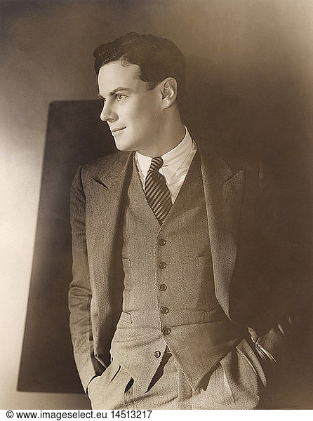 Actor Norman Foster  Publicity Portrait  Paramount Pictures  1931