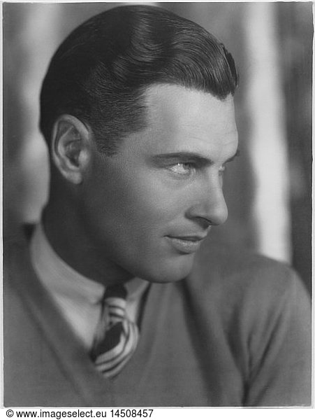 Actor Richard Arlen  Publicity Portrait Looking Left  1920's