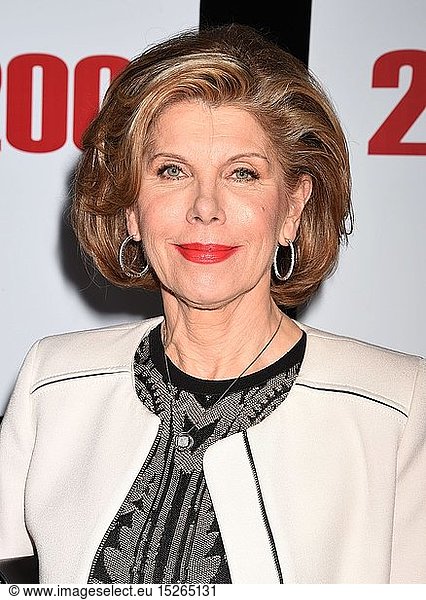 Actress Christine Baranski arrives at CBS's 'The Big Bang Theory' Celebrates 200th Episode at Vibiana on February 20  2016 in Los Angeles