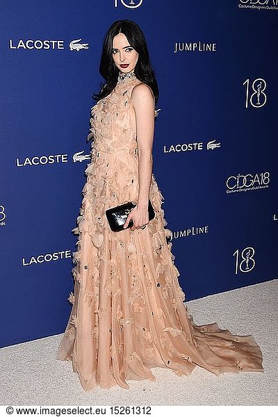 Actress Krysten Ritter attends the 18th Costume Designers Guild Awards at The Beverly Hilton Hotel on February 23  2016 in Beverly Hills