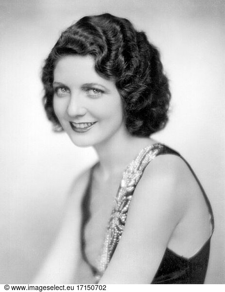 Actress Merna Kennedy  Head and Shoulders Publicity Portrait  1930's