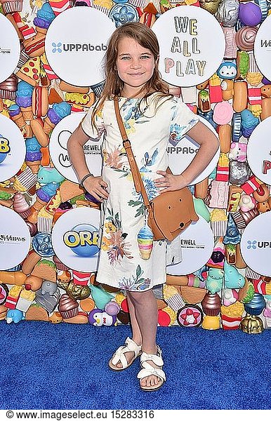 Actress Reagam Ravord attends the WE ALL PLAY FUNdraiser hosted by the Zimmer Children's Museum at the Zimmer Children's Museum on April 28  2018 in Santa Monica  California.