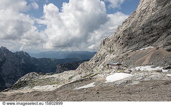 Adamekhütte  Alpine Alpine Club Mountain Hut  Dachstein  Salzkammergut  Upper Austria  Austria  Europe