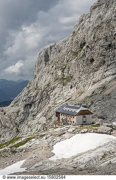 Adamekhütte  Alpine Alpine Club Mountain Hut  Hoher Dachstein  Salzkammergut  Upper Austria  Austria  Europe