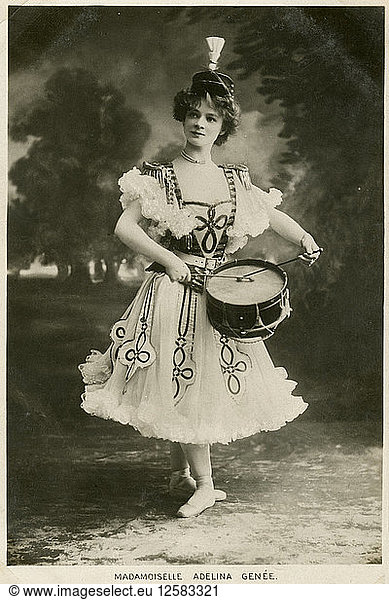 Adelina Genee  Danish-born British ballet dancer  c1906.Artist: Bassano Studio