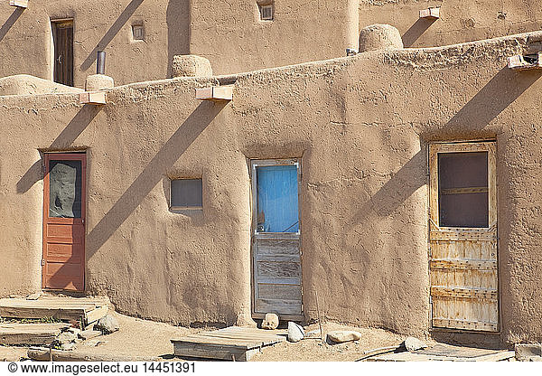 Adobe-Gebäude von Taos