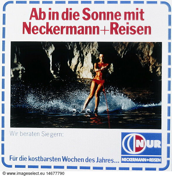 advertising  tourism  Neckermann + Reisen  cinema advertising  Germany  1990s