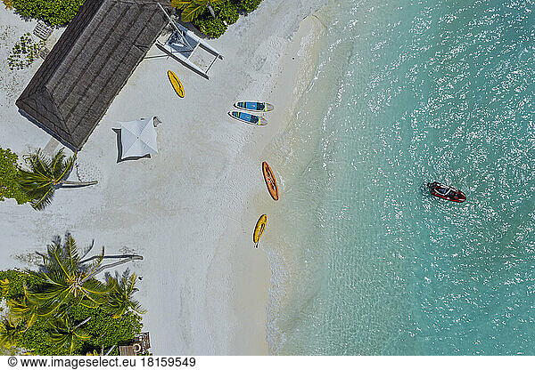 Aerial View of beach  Maldives