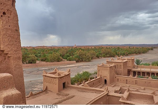 Africa,  Morocco Kashba Amridil near Ouarzazate