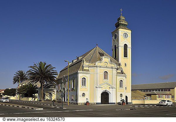 Africa  Namibia  Erongo Province  Swakopmund  German colonial lutheran church
