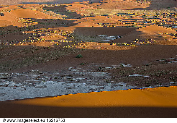 Africa  Namibia  Sossusvlei  Desert landscape