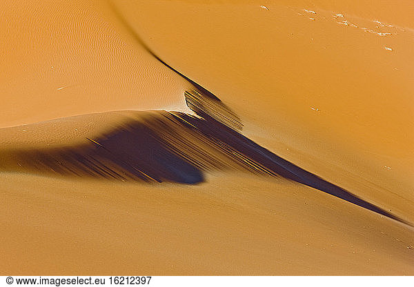 Africa  Namibia  Sossuvlei  Desert  light and shadow