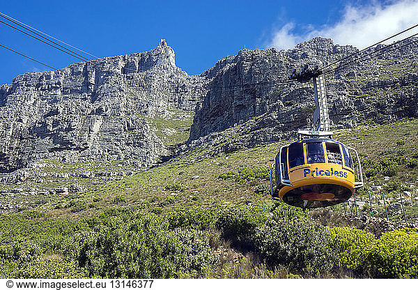 Africa  South Africa  Cape Town  Table Mountain  gondola lift
