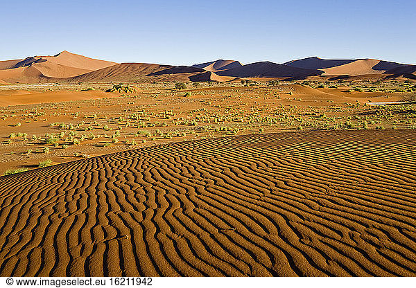 Afrika  Namibia  Sossusvlei  Wüstenlandschaft