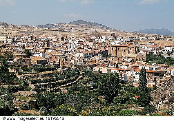 Agreda  Panoramablick. Provinz Soria  Kastilien und Leon  Spanien.