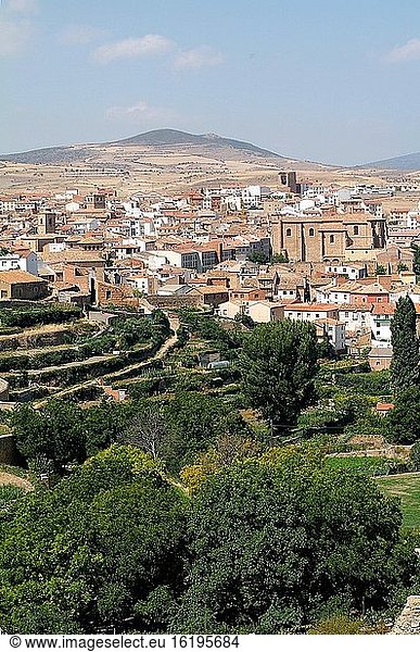 Agreda  Panoramablick. Provinz Soria  Kastilien und Leon  Spanien.