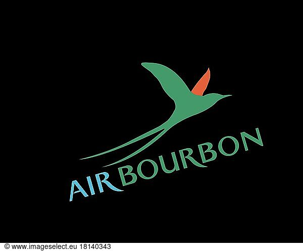 Air Bourbon  Rotated Logo  Black Background