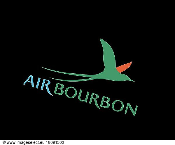 Air Bourbon  Rotated Logo  Black Background B