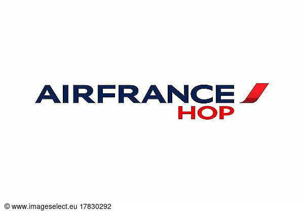 Air France Hop  Logo  Weißer Hintergrund