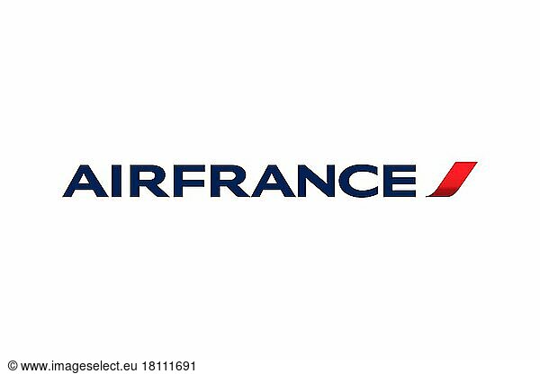 Air France  Logo  Weißer Hintergrund
