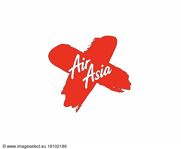AirAsia X  gedrehtes Logo  Weißer Hintergrund