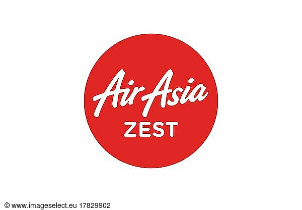 AirAsia Zest  Logo  Weißer Hintergrund