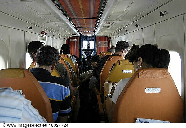 Aircraft cabin  Maldivian Airline  Maldives  aircraft cabin  Asia