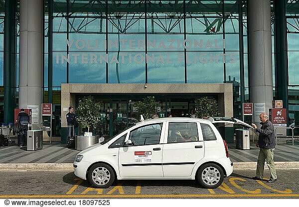 Airport  Fiumicino  Rome  Italy  Europe