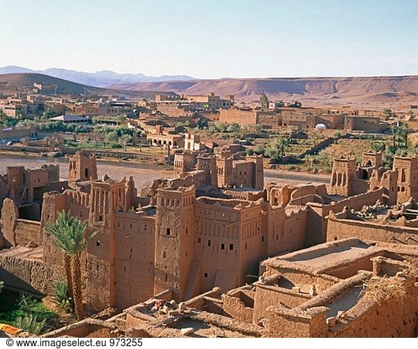 Ait Benhaddou Kasbah. Region Ouarzazate, Marokko