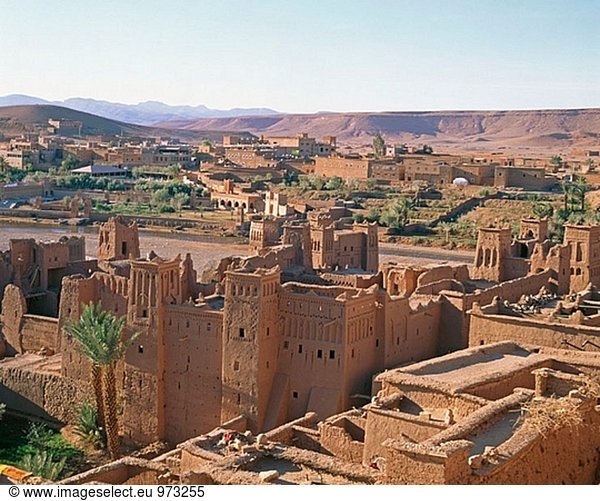 Ait Benhaddou Kasbah. Region Ouarzazate  Marokko