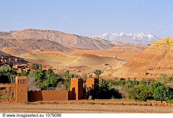 AIT BenHaddu Ksar  Adobe Festung. Süd  Ouarzazate Region. Marokko.