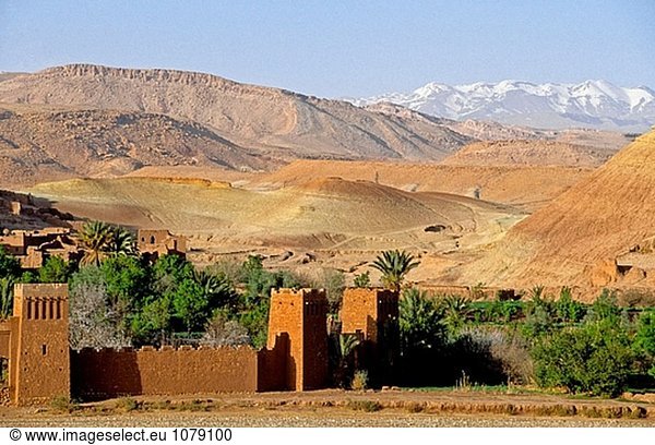 AIT BenHaddu Ksar  Adobe Festung. Süd  Ouarzazate Region. Marokko.