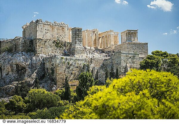 Akropolis  Athen  Region Attika  Griechenland  UNESCO-Weltkulturerbe